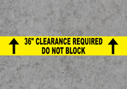 Warehouse Floor Tape - Clearance Required