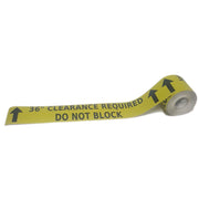 Heavy Duty floor tape for forklift traffic - Do Not Block