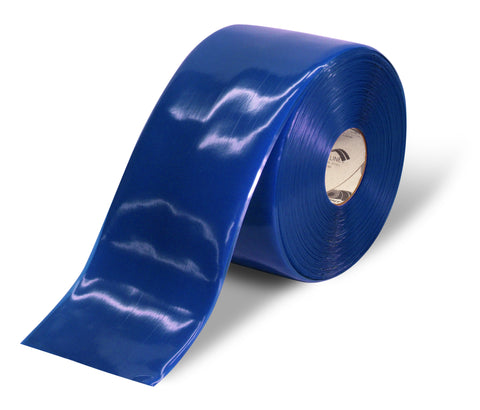 Mighty Line Floor Tape - 6" wide Blue 100 ft roll