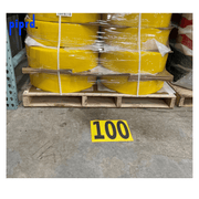 Three digit floor marking number for pallet marking on warehouse floor