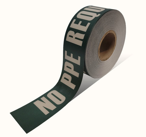 No PPE Required Floor Tape - 4"
