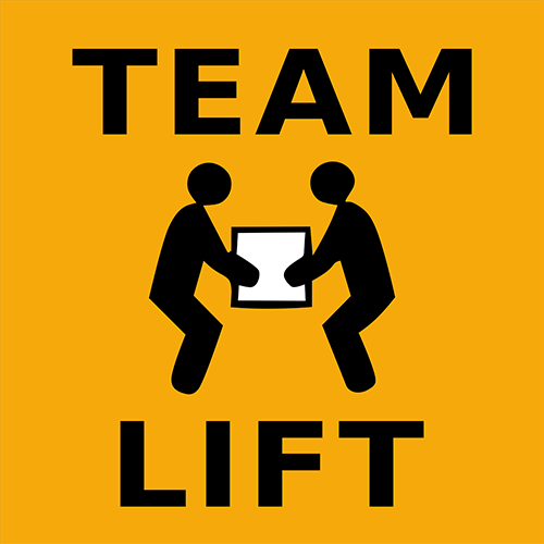 Team Lift Floor Sign – Pristine Products