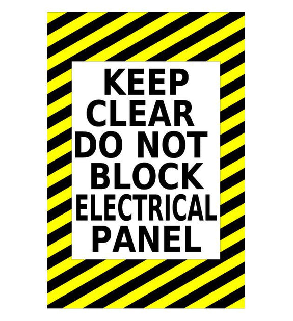 V Safety Elektroschrank Warnschild – 150x200 Mm, Hartplastik, 'Nicht Zum Lagern Nutzen'