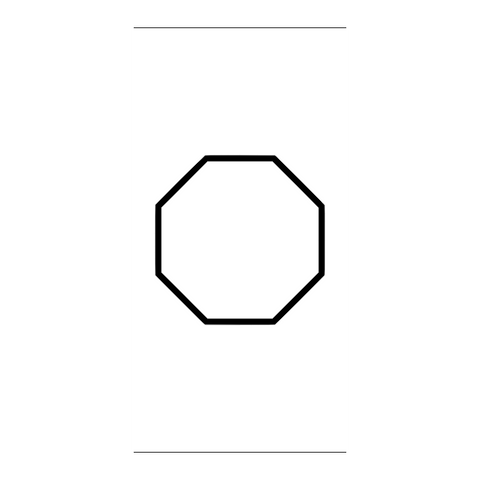 Custom Rectangle Floor Sign