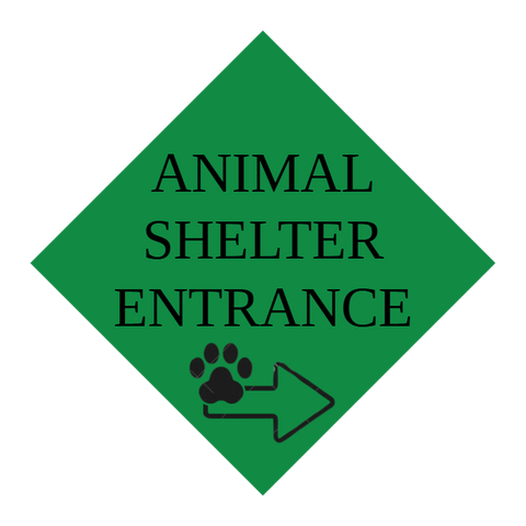 Custom Diamond Shape Floor Sign