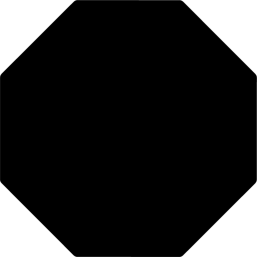 Custom Octagon Floor Sign – Pristine Products