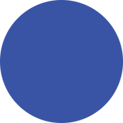 Blue Background Custom Circle Floor Sign