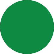 Green Background Custom Circle Floor Sign