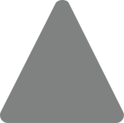 Custom triangle floor sign template - gray
