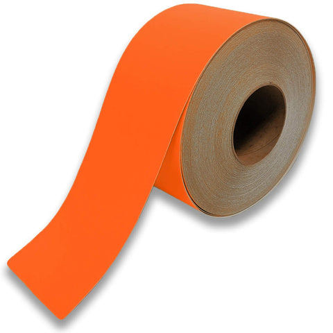 Orange Warehouse Floor Tape - 4" Roll