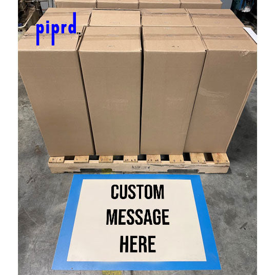 Custom Rectangle Floor Sign – Pristine Products