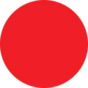 Red Background Custom Circle Floor Sign