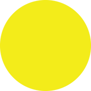 Yellow Background Custom Circle Floor Sign