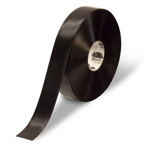 Mighty Line Black Floor Tape - 2" x 100 ft roll