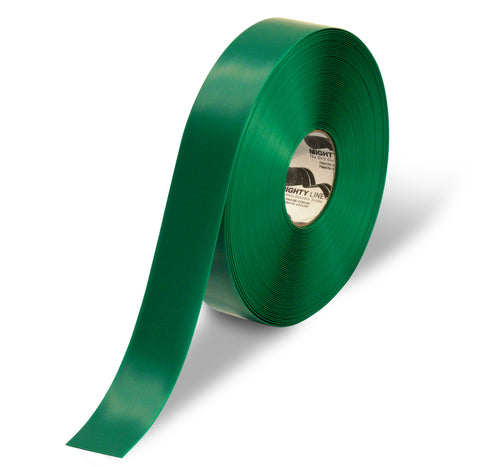 Mighty Line Green Floor Tape - 2" x 100 ft roll