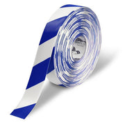Mighty Line Blue and White Floor Tape - 2" wide x 100ft roll