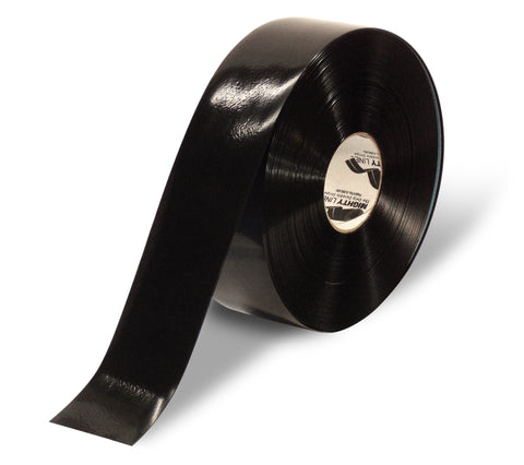 Mighty Line Floor Tape - Black 3" x 100 ft roll