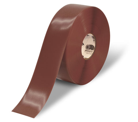 Mighty Line Floor Tape - Brown 3" x 100 ft roll