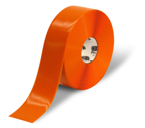 Mighty Line Floor Tape - Orange 3" x 100 ft roll