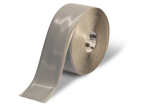 Gray Mighty Line Floor Tape - 4" x 100 ft roll