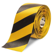 Black and Yellow Floor Tape - 6" wide x 100ft Mighty Line roll