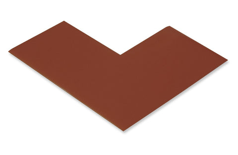 Brown Floor Marking Corner - 90° L Angle