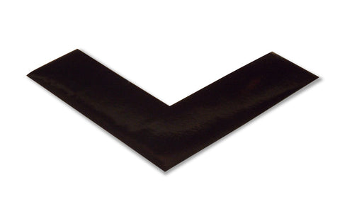 Floor Marking Angle - Black 90° Corner