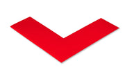 Floor Marking Angle - Red 90° Corner