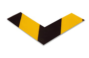 Floor Marking Angle - Yellow and Black 90° Corner