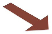 Mighty Line Floor Arrow Shape - brown