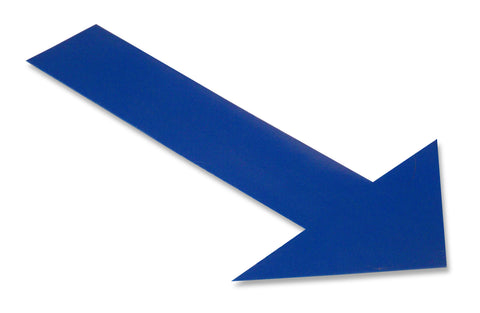 Mighty Line Floor Arrow Shape - blue