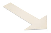 Mighty Line Floor Arrow Shape - white