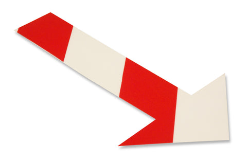 Mighty Line Floor Arrow Shape - red and white