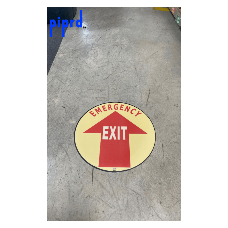 Emergency Exit Floor Sign – Pristine Products