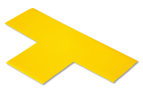 Yellow Pallet Marking T for warehouse floors