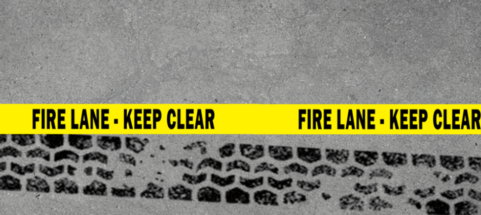 Fire Lane Keep Clear Floor Tape Pristine Products
