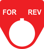 For Rev Button Legend Plate