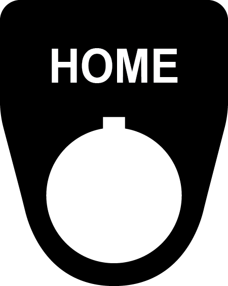 Home Button Legend Plate