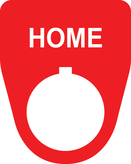 Home Button Legend Plate