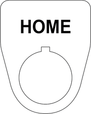 Home Button Legend Plate