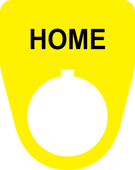 Home Button Legend Plate