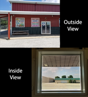 One Way Perforated Window Sign