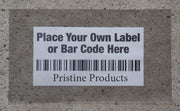 Label protector used to created custom labels with standard printer paper