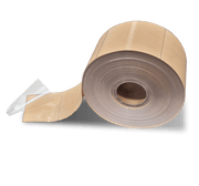 Bulk roll of clear label protectors- adhesive plastic film