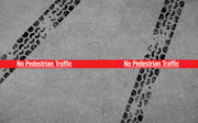 Heavy Duty Floor Tape - No pedestrian traffic for industrial forklift traffic