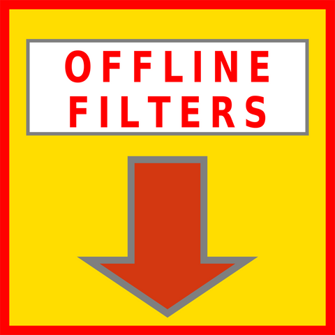Offline Filters Floor Sign