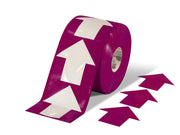 Purple Floor Arrow Tape on a roll