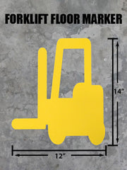 Forklift Floor Marking shape and size