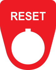 Reset Button Legend Plate