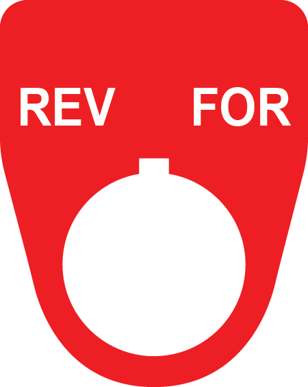 Rev For Button Legend Plate